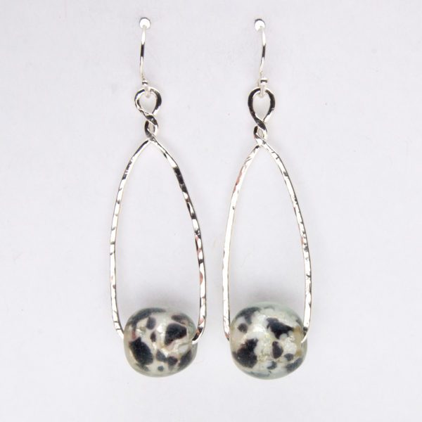 Speckled Glass Balls Framed Sterling E